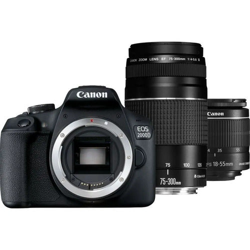 Canon EOS 2000D Kit (EF-S 18-55mm IS II) + EF 75-300 f4-5.6 III