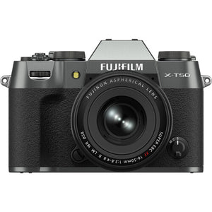 Fujifilm X-T50 Mirrorless Camera with XF 16-50mm F/2.8-4.8 Lens (Charcoal Silver)