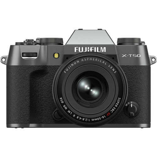 Fujifilm X-T50 Mirrorless Camera with XF 16-50mm F/2.8-4.8 Lens (Charcoal Silver)