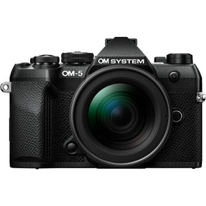 OM System OM-5 Mark II Mirrorless Camera with 12-45mm F/4 Pro Lens (Black)