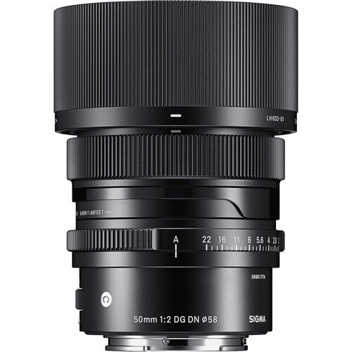 Sigma 50mm F2 DG Contemporary Lens (Black, Sony E)