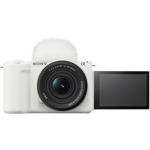Sony ZV-E10 II Mirrorless Camera with 16-50mm II and 55-210mm Lens (ZV-E10M2X) (White)